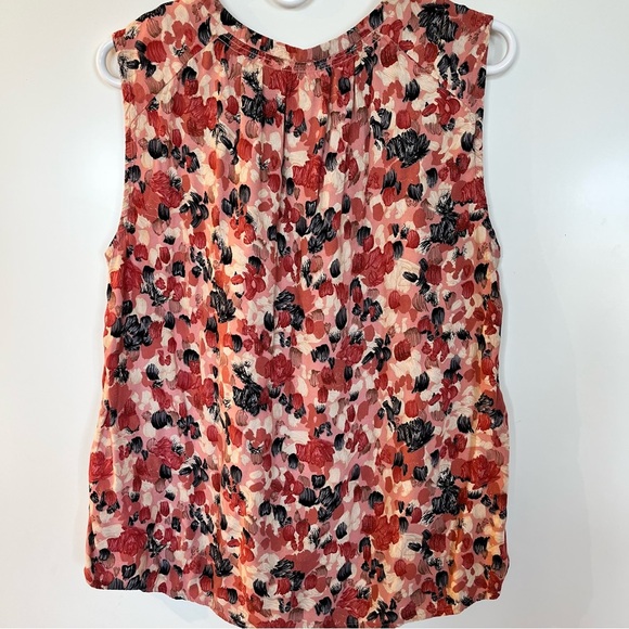 Northern Reflections Sleeveless Blouse Size Large, Rust, Black, Cream - Picture 5 of 5